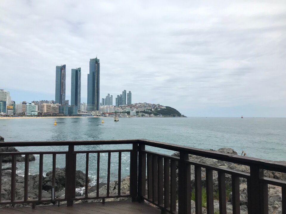 Haeundae Dongbaekseom in Busan Korea