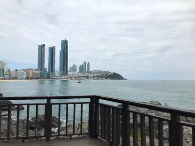Haeundae Dongbaekseom in Busan Korea