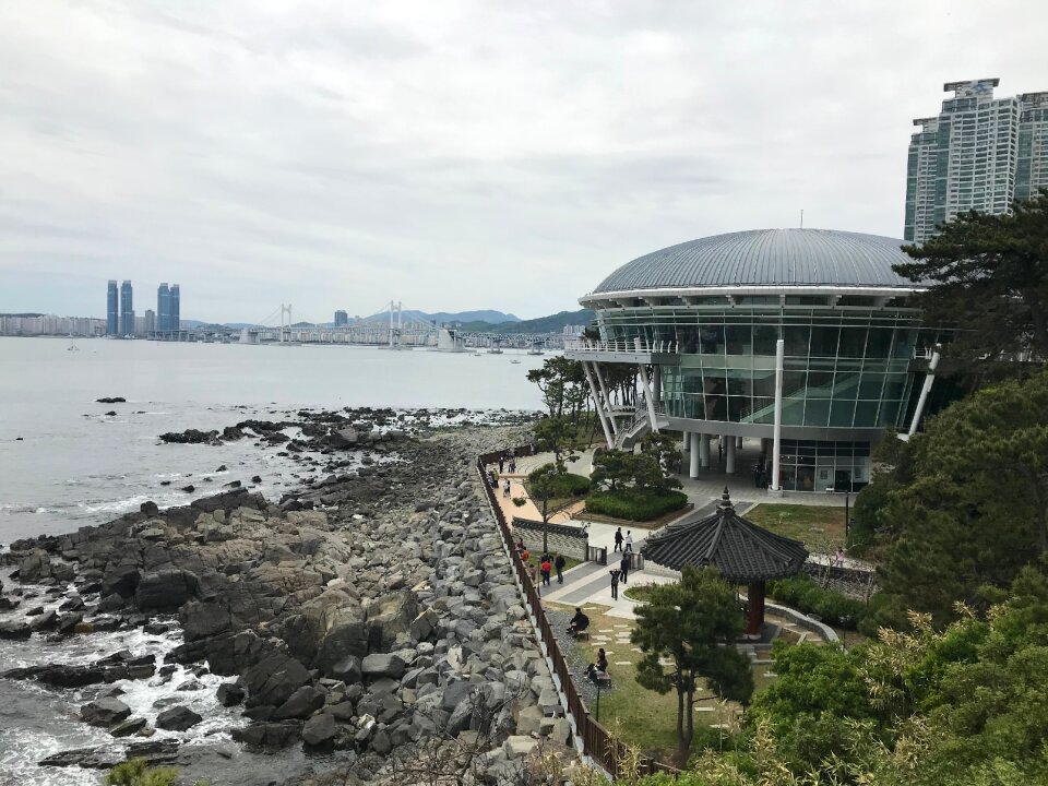 Haeundae Dongbaekseom in Busan Korea