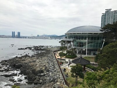 Haeundae Dongbaekseom in Busan Korea