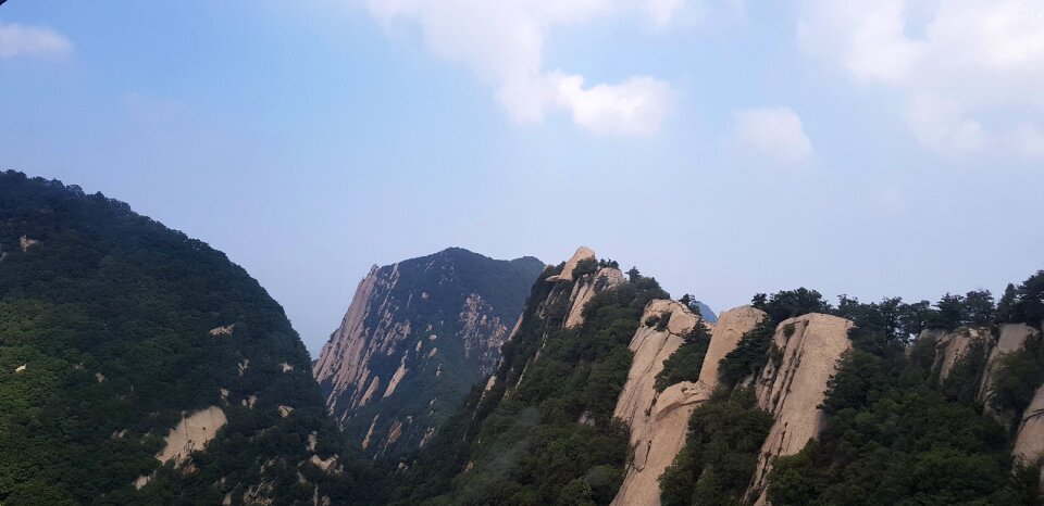 Mount Hua in Shaanxi province, China