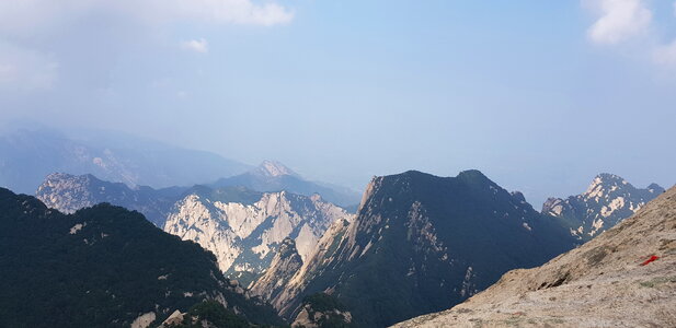 Mount Hua in Shaanxi province, China photo