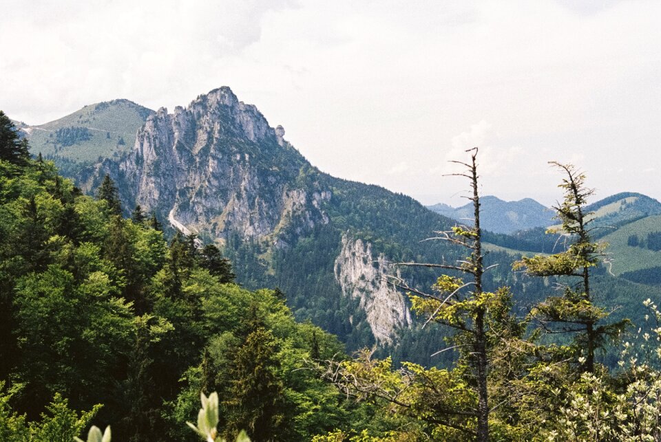 kampenwand mountain at the chiemsee lake in bavaria