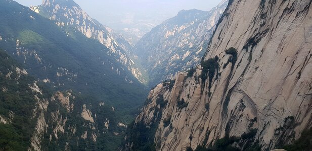 Mount Hua in Shaanxi province, China photo