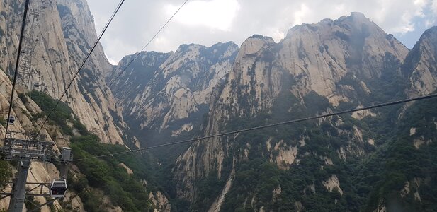 Mount Hua in Shaanxi province, China photo