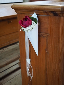 Rose wedding ornament
