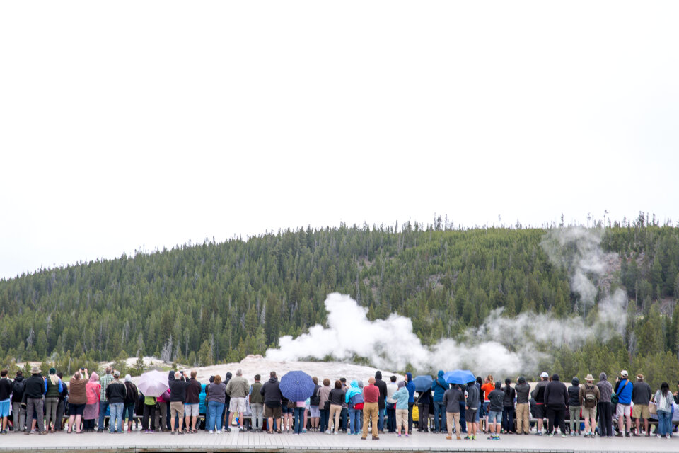 Old Faithful, Yellowstone Nationalpark, Wyoming