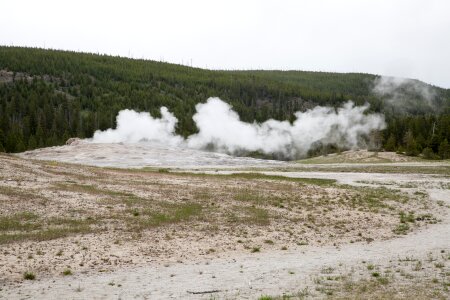 Old Faithful, Yellowstone Nationalpark, Wyoming