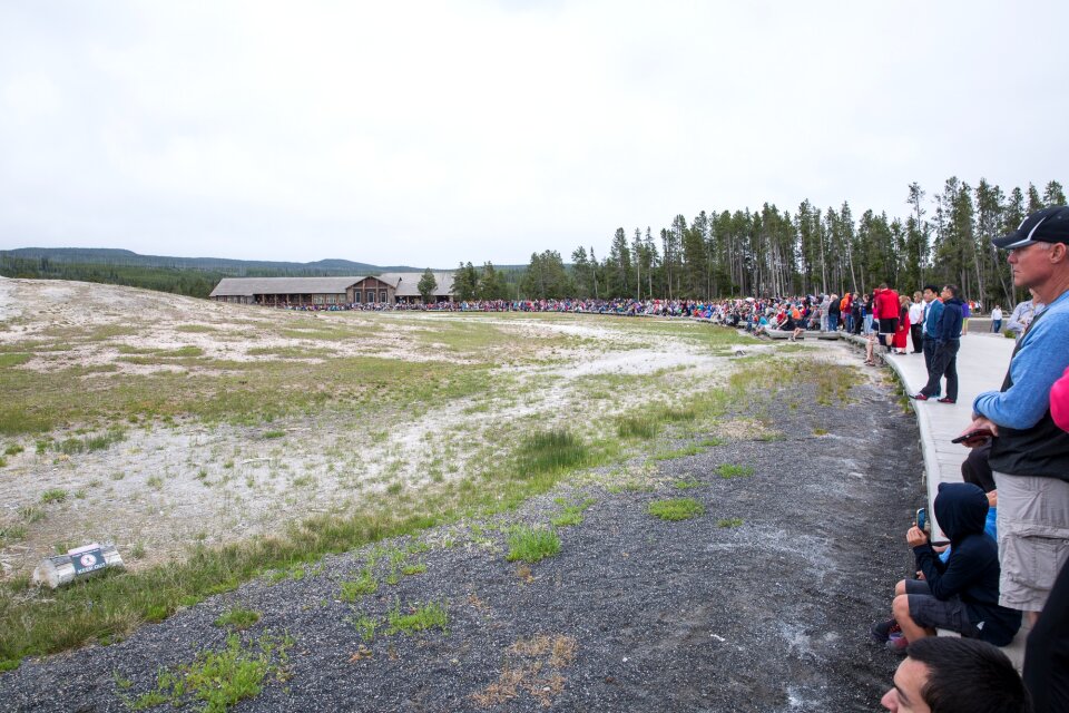 Old Faithful, Yellowstone Nationalpark, Wyoming