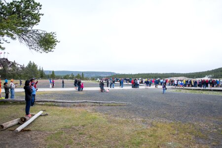 Old Faithful, Yellowstone Nationalpark, Wyoming