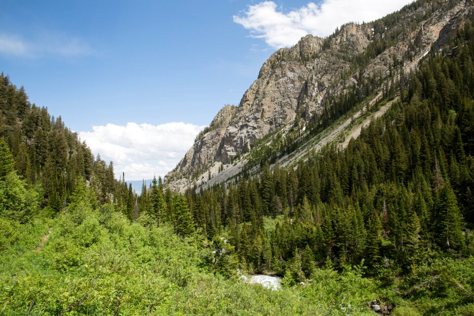 Granite Canyon in Grand Teton National Park photo