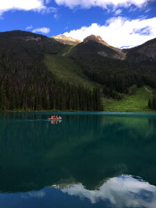 Beautiful Nature of Lake Louise in Banff National Park, Canada photo