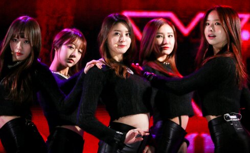 K-pop Idol Group EXID Concert in December 2014 photo