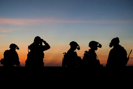 Army Soldiers Night Vision Training