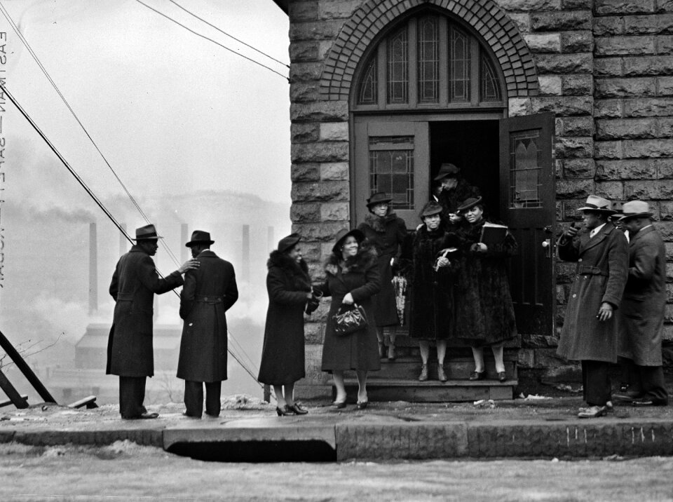 Congregation of a Black church