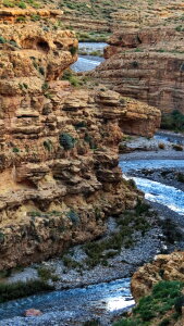 Ounila Valley Landscape. Morocco