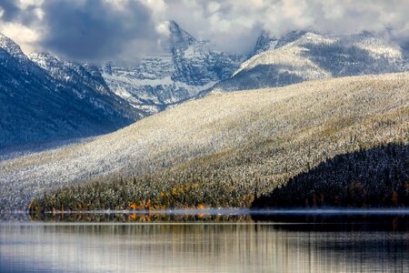Lake McDonald located in Glacier National Park photo