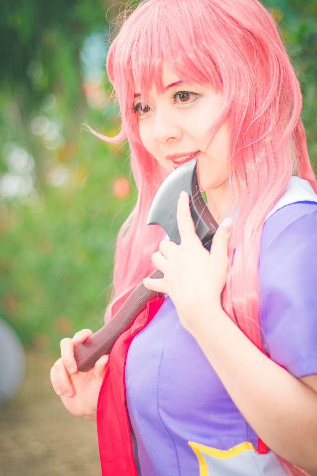 Charming Asian girl in japanese costume