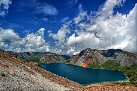 Paektu Mountain in North Korea