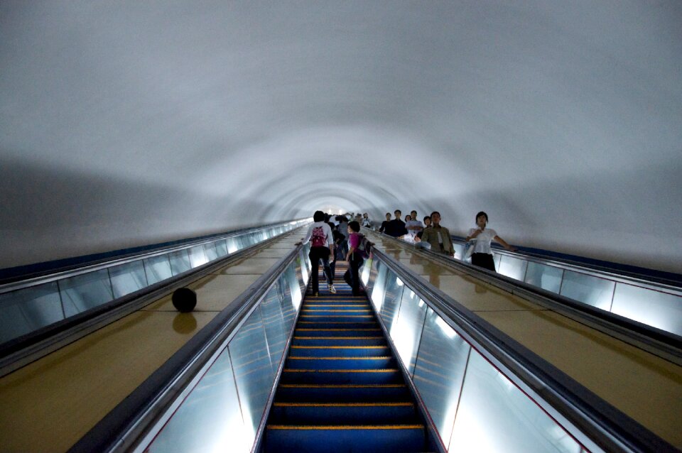The Puhung subway station on a working day