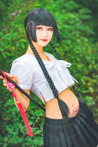 japanese style lolita maid cosplay cute girl photo