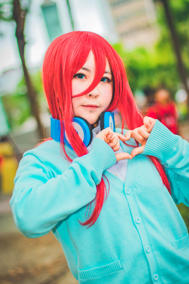 japanese style lolita maid cosplay cute girl