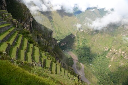 Machu Picchu is a UNESCO World Heritage Site in Peru