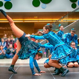 German traditional dance group Funkenmariechen in carnival