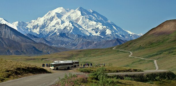 Stony overlook in Alaska National Park