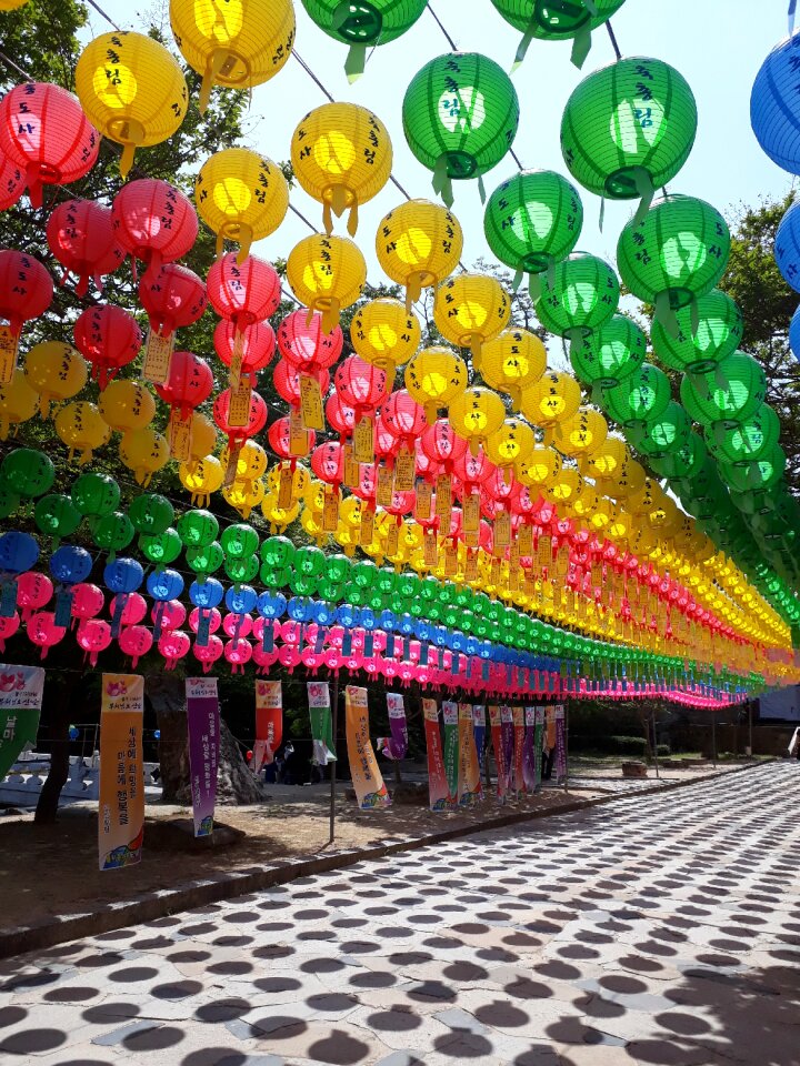 Lantern Tongdosa Temple Yangsan South Korea