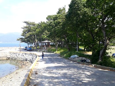 Baraegil Road in Namhae South Korea