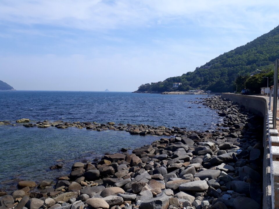 Baraegil Road in Namhae South Korea