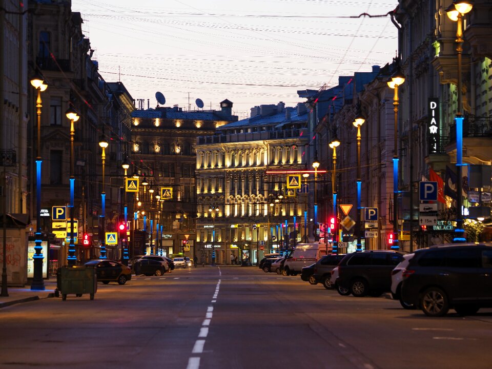 Nightscape in Saint Petersburg