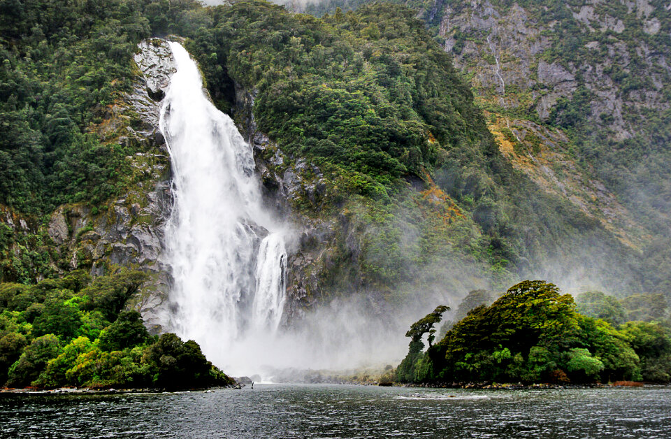 Lady Bowen Falls in Milford Sound