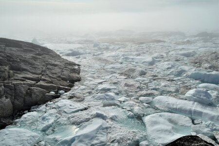 Greenland. Ilulissat. Ice field