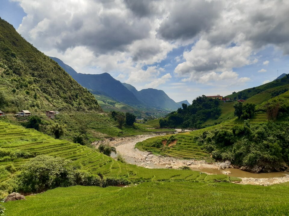 Mu Cang Chai, terraced rice field landscape