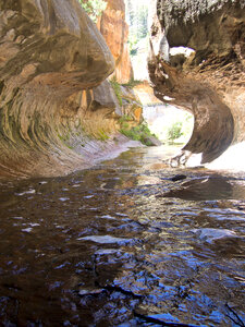 Narrows in Zion National Park, Utah photo