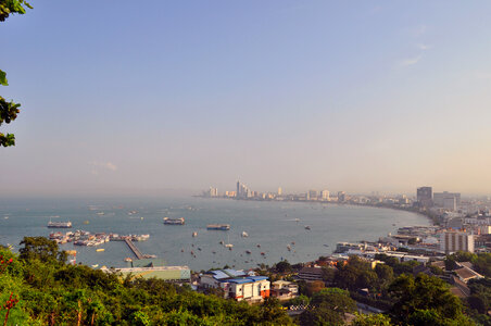 Pattaya Beach,Thailand,View from the top photo