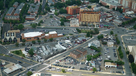 An aerial view of Arlington County
