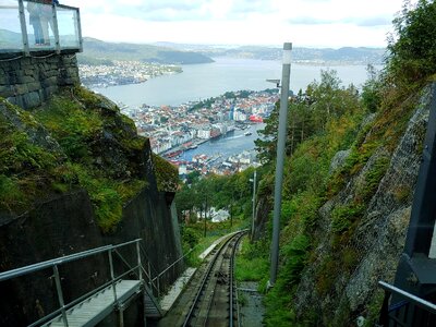 Cityscape Bergen Norway photo