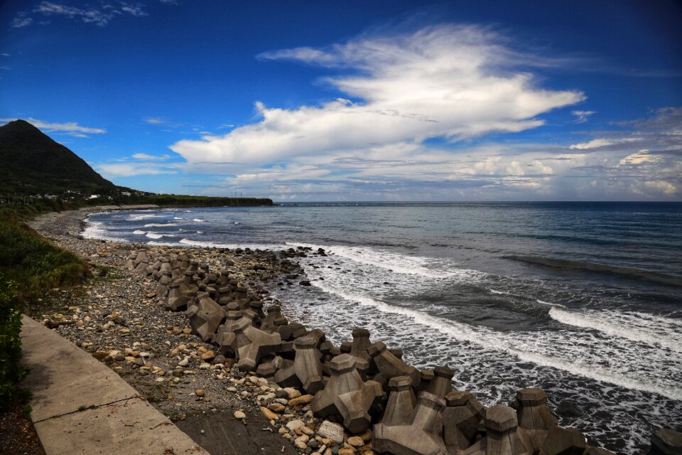 Beautiful rocks on the beach