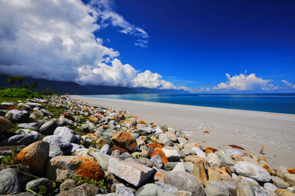 Beautiful rocks on the beach
