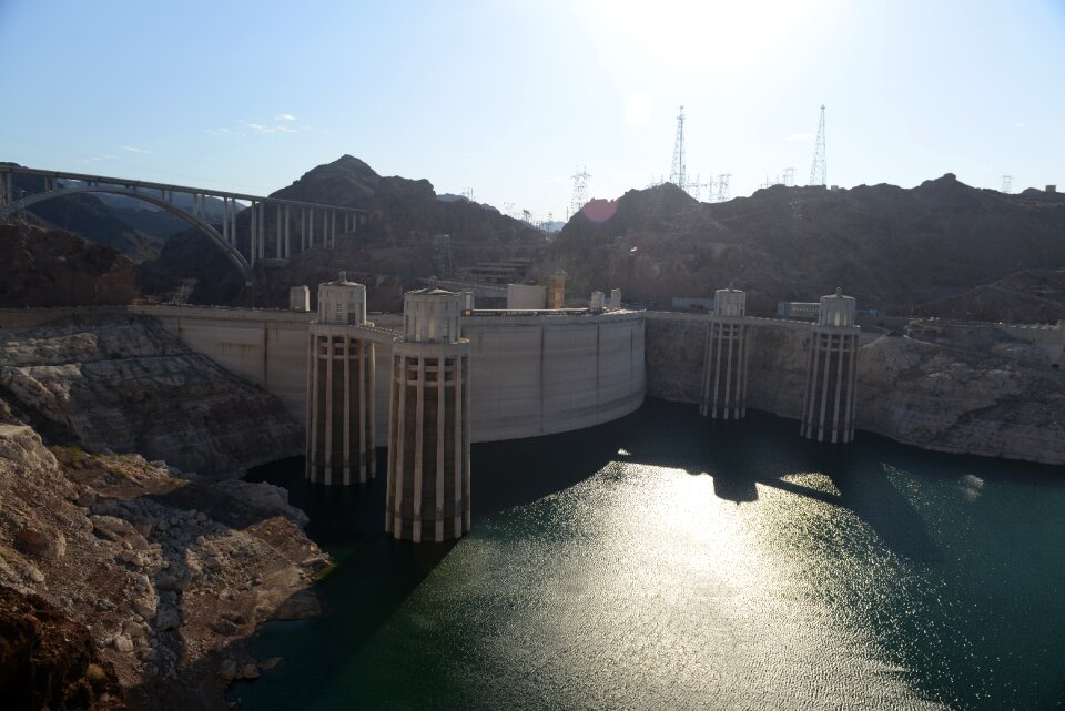 View of the Hoover Dam in Nevada