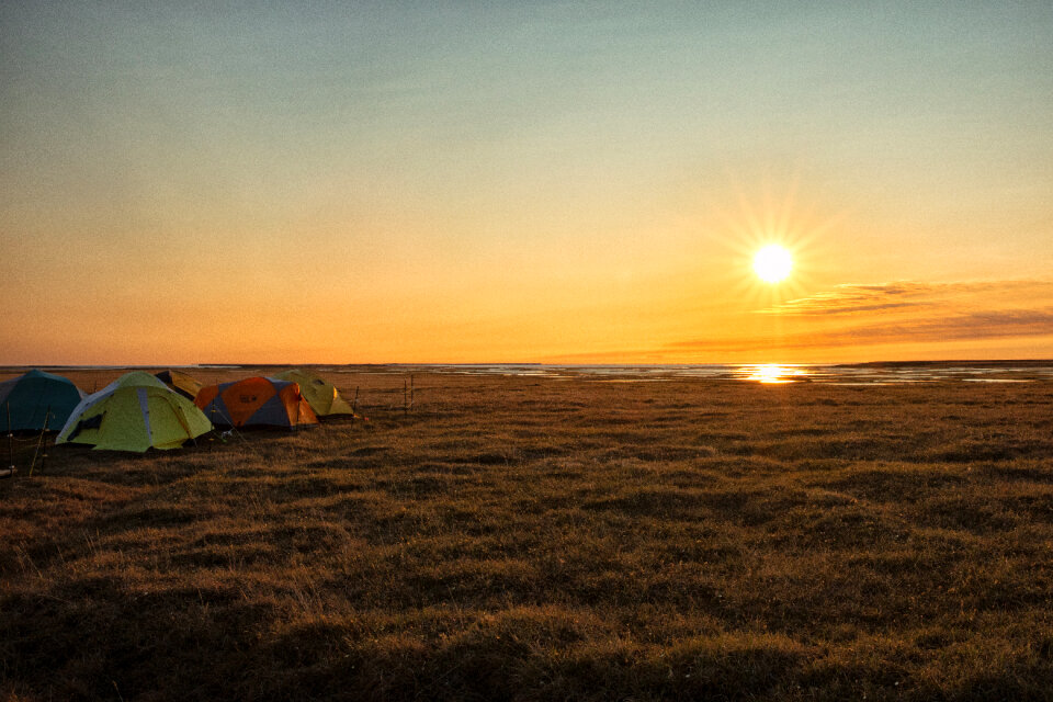Camping in Arctic National Wildlife Refuge