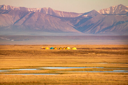 Camping in Arctic National Wildlife Refuge