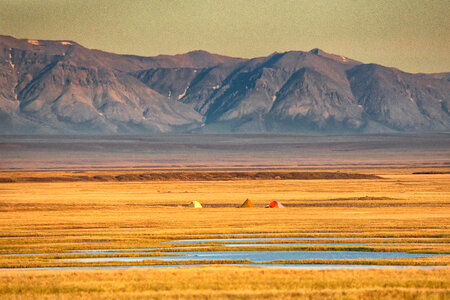 Camping in Arctic National Wildlife Refuge
