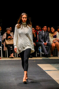 Models walk runway for Fashion Week of Lima