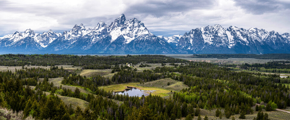 Grand Tetons national mountain range