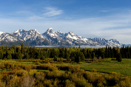 Grand Tetons national mountain range