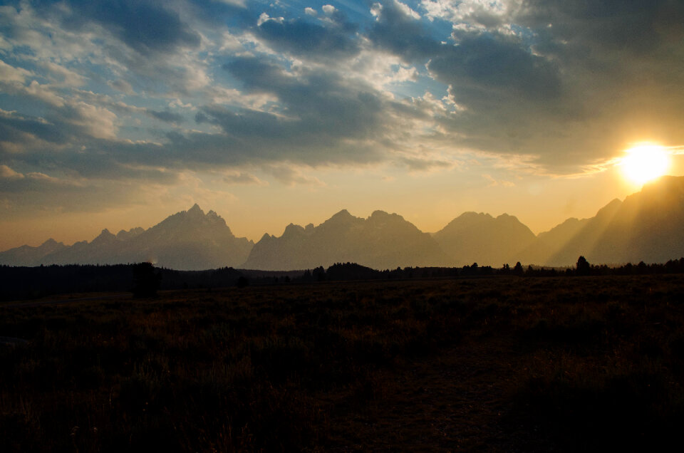Amazing Sunrise in Grand Teton National Park